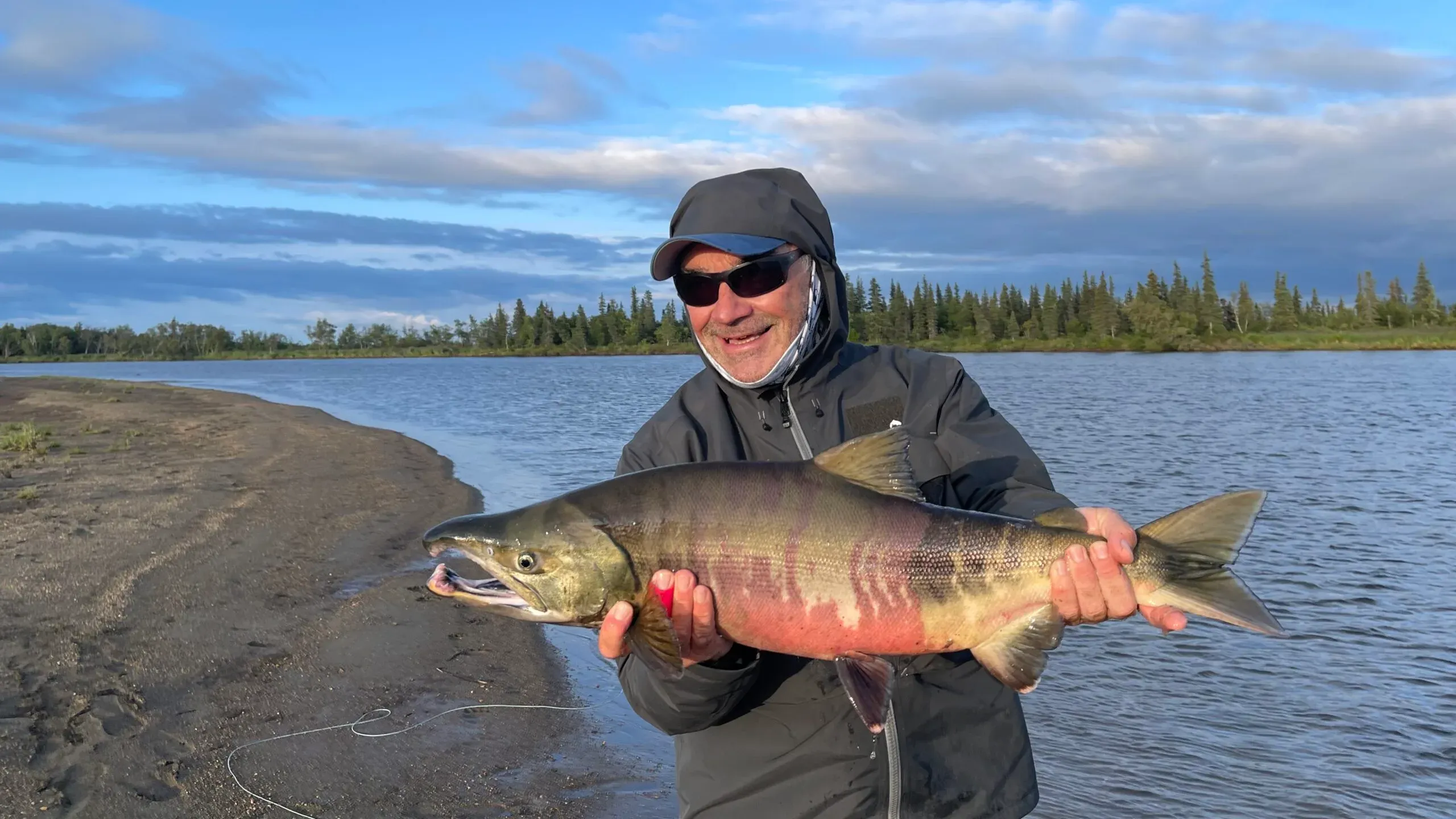 flyfishing for Salmon in Alaska